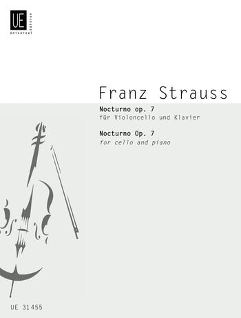 Strauss Nocturno Op7 Vc&Pno UE