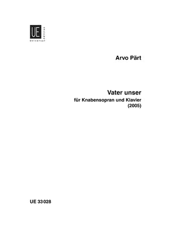 Part Vater Unser 2005 Sop&Pno