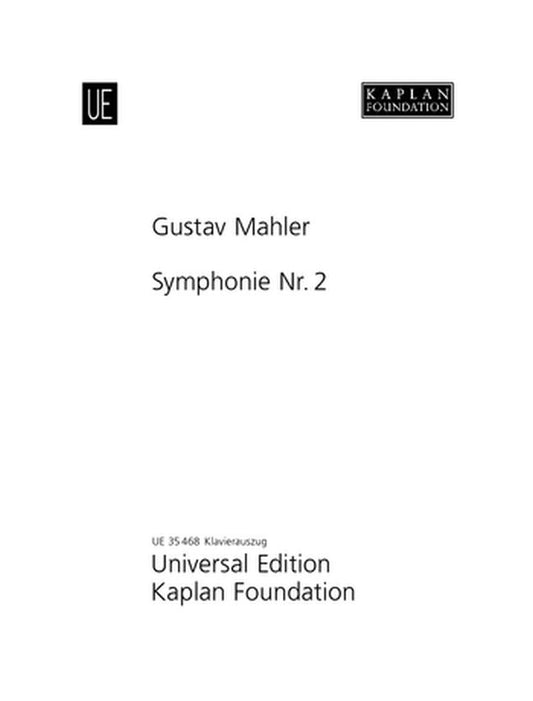 Mahler Symphony No2 5th Movt V/S UE