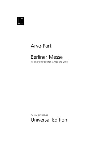 Part Berliner Messe SATB&Org UE