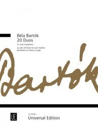 Bartok 20 Duos Sax UE