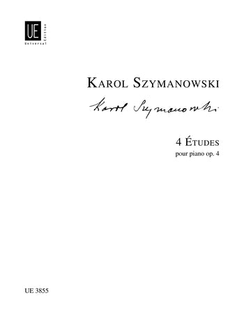 Szymanowski 4 Etudes op4 pno UE