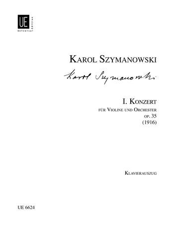 Szymanowski Vln Concerto 1 Op35 UE