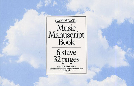 Woodstock Manuscript Bk A5 6St 32pp Rec