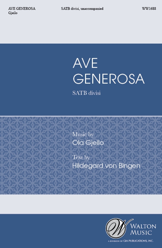 Gjeilo Ave Generosa SATB Divisi