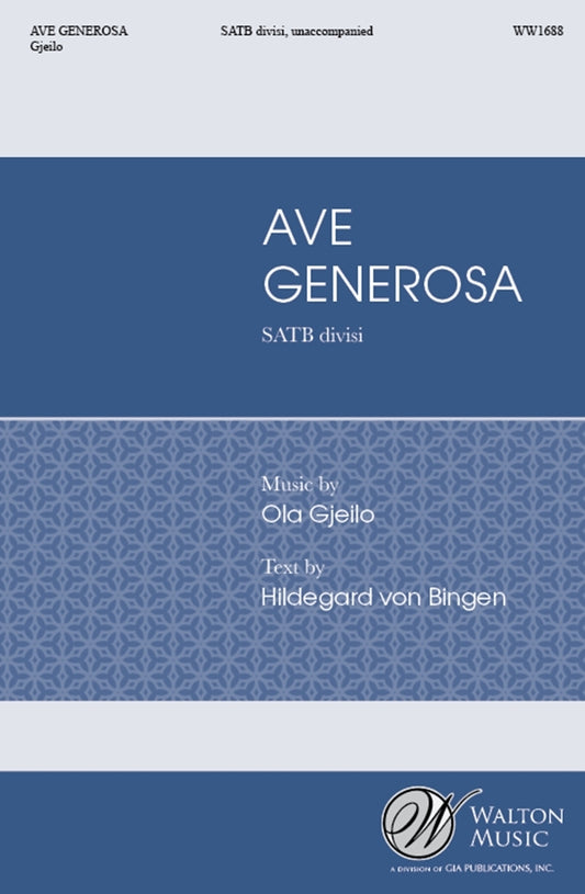 Gjeilo Ave Generosa SATB Divisi