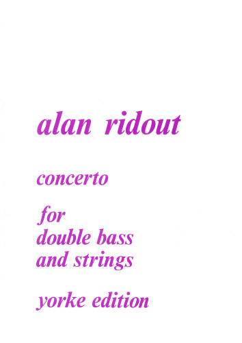 Ridout Concerto For DB&Strings SP
