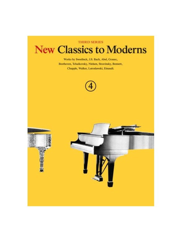 New Classics to Moderns Book 4 Piano Yellow