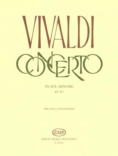 Vivaldi Concerto Vla g min RV417 EMB