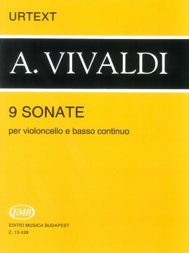 Vivaldi 9 Sonatas Cello EMB Urtext FM