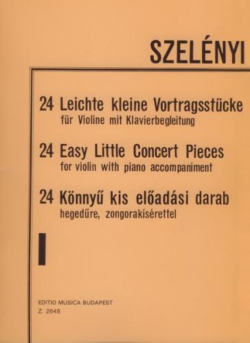 Szelenyi 24 Easy Little Concert Pieces